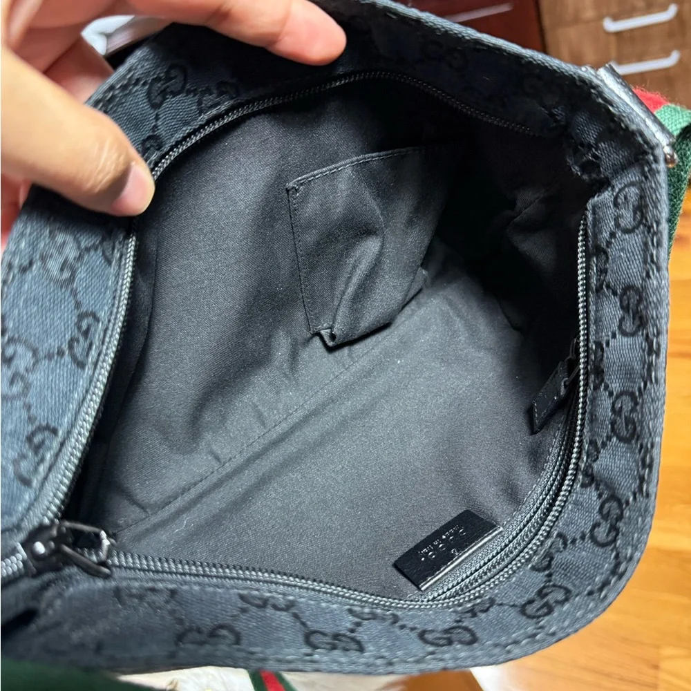 Gucci Web Black Gg Cross bag Shoulder bag Black Small, - Picture 4 of 16